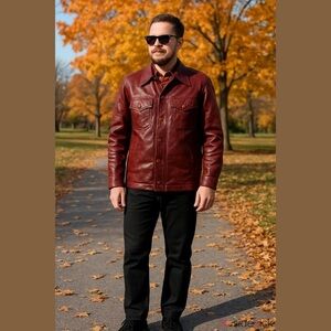 Vintage Johnny Miller (Sears Men’s Store) Leather Jacket Size 40